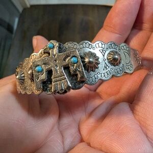 VTG SILVER TONE BRACELET